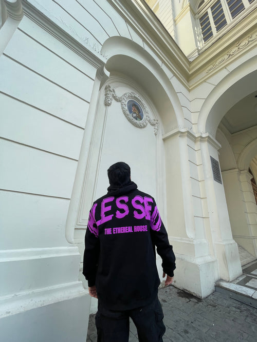 Hoodie Blessed Magenta